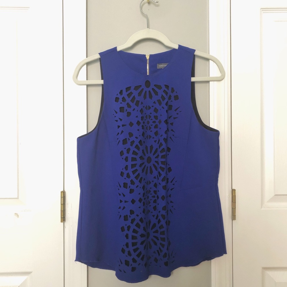 Vince Camuto Blue Tank Medium